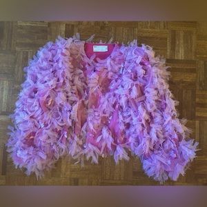 Pink embellished jacket. ASOS Size 4